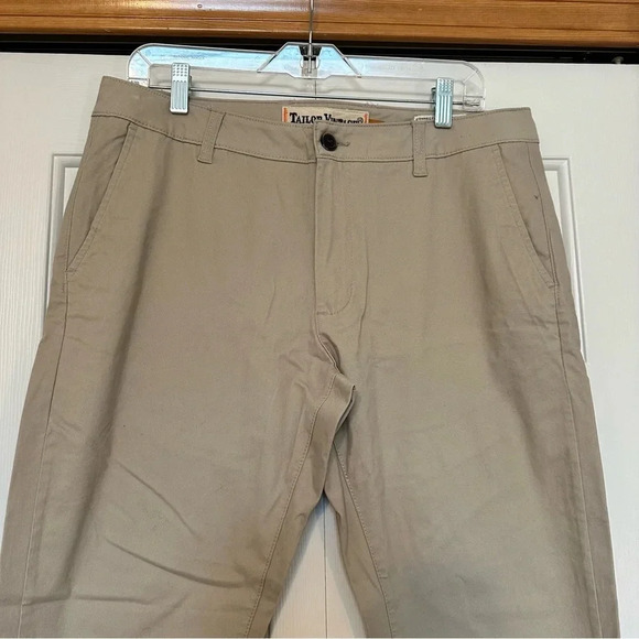 Tailor Vintage Greenwich Slim Fit Men's Khaki Pants - Picture 2 of 8